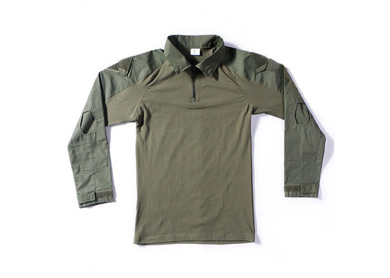 Κίνα Σαφές πουκάμισο αγώνα μπλουζών στρατού πράσινο, άτομα μπλουζών Camo, τακτικός αγώνας πουκάμισων εργοστάσιο