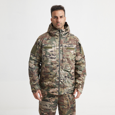Thermal Insulated Garment Green CP FG Hand Wash Zipper Long Sleeve For Winter Outdoors