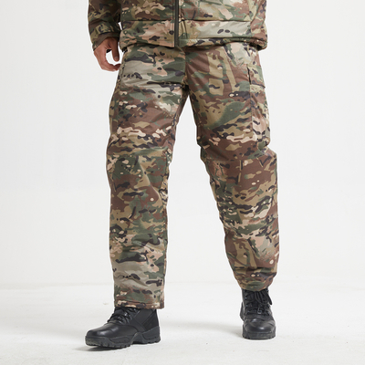 Thermal Insulated Garment Green CP FG Hand Wash Zipper Long Sleeve For Winter Outdoors