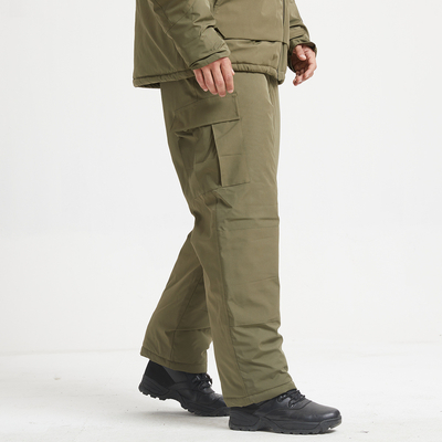 Winter Military Coat For Men And Women Regular Fit Green Zippered Long Sleeve Cotton Lined Jacket