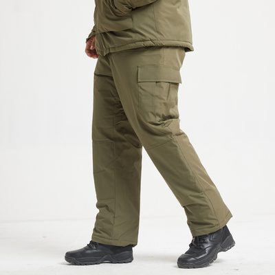 Winter Military Coat For Men And Women Regular Fit Green Zippered Long Sleeve Cotton Lined Jacket