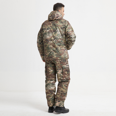 Winter Military Coat For Men And Women Regular Fit Green Zippered Long Sleeve Cotton Lined Jacket
